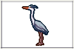 Grey Heron, a customer in Scale the Depths Loch Ness — favorite fish European Eel.