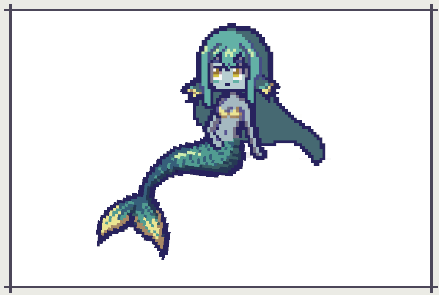 Mermaid, a customer in Scale the Depths Point Nemo — favorite fish Bigeye Pacific Opah.